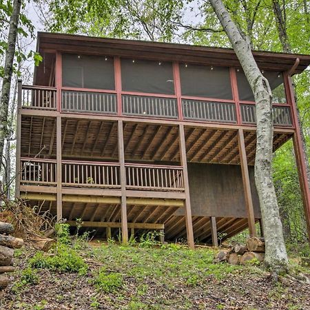 Peaceful Blue Ridge Cabin With Decks And Fire Pit المظهر الخارجي الصورة