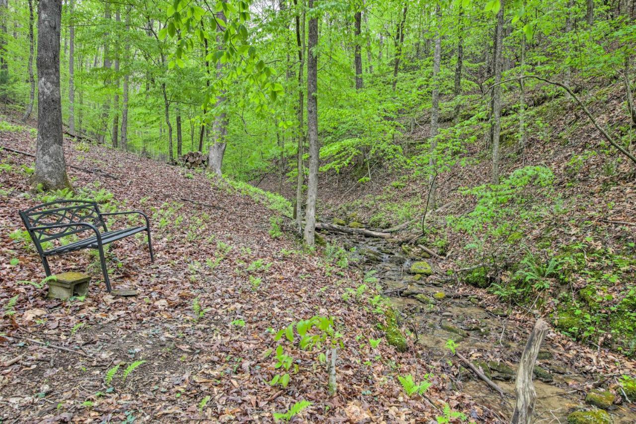 Peaceful Blue Ridge Cabin With Decks And Fire Pit المظهر الخارجي الصورة